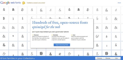 Google Webfonts