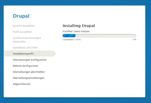 Drupal 8 Installer