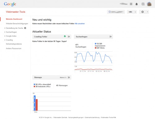 Google Webmaster Tools