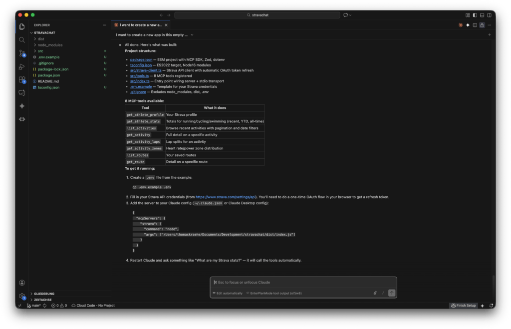 Claude Code Projekt Struktur